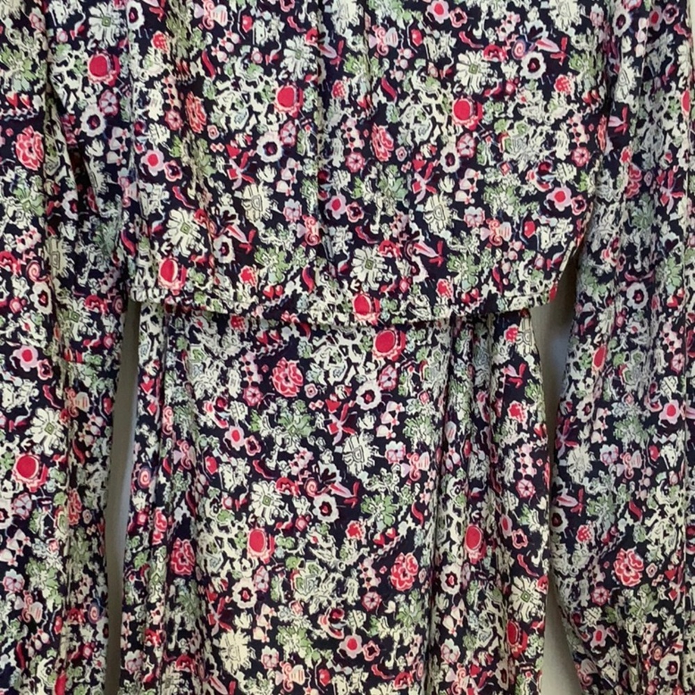 Cinq a Sept (5a7) designer dress flower print in size 10. Only worn once.. - Picture 3 of 8